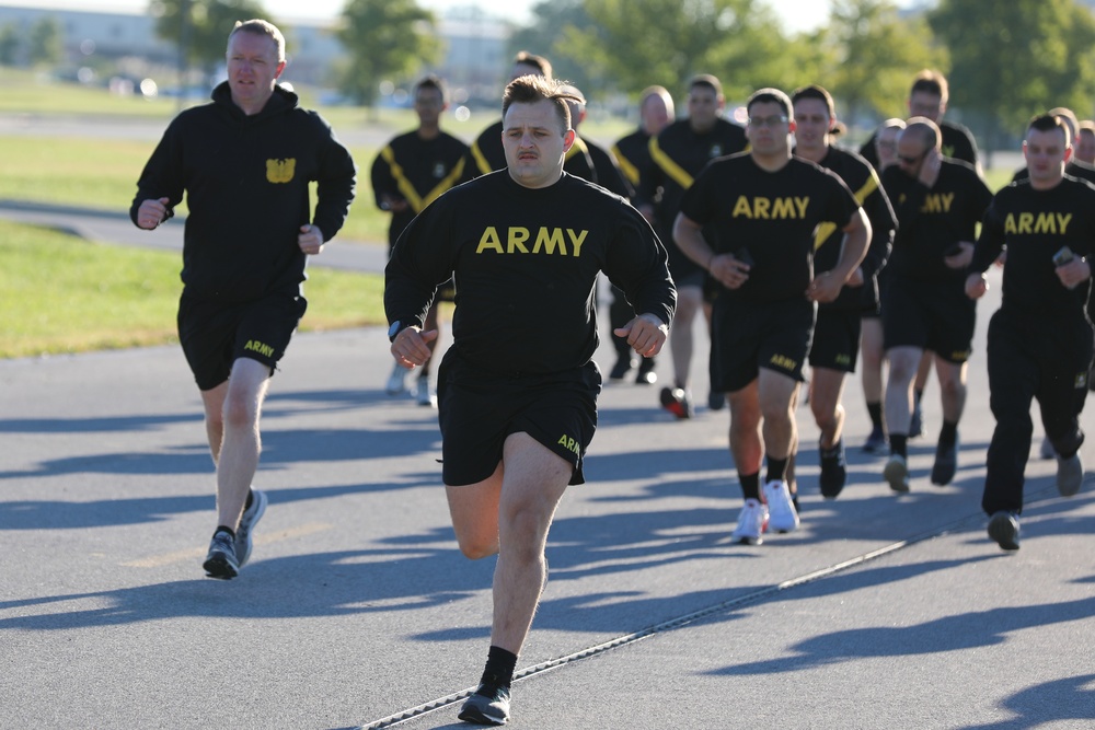 Ohio National Guard Soldiers conduct Army Combat Fitness Test prior to deployment