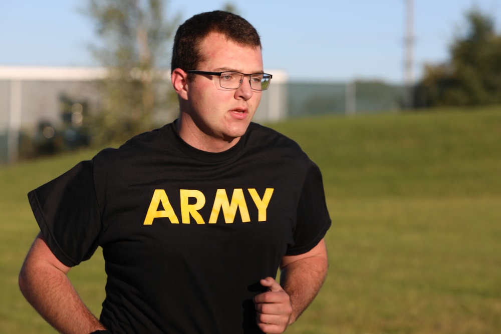 Ohio National Guard Soldiers conduct Army Combat Fitness Test prior to deployment