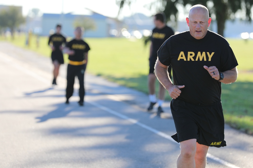 Ohio National Guard Soldiers conduct Army Combat Fitness Test prior to deployment