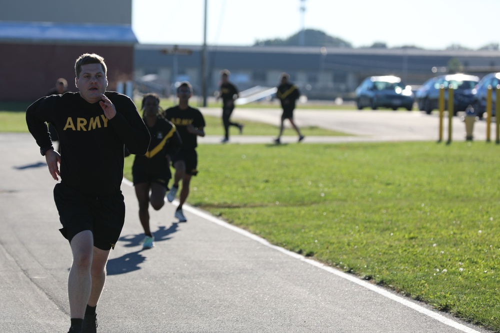 Ohio National Guard Soldiers conduct Army Combat Fitness Test prior to deployment