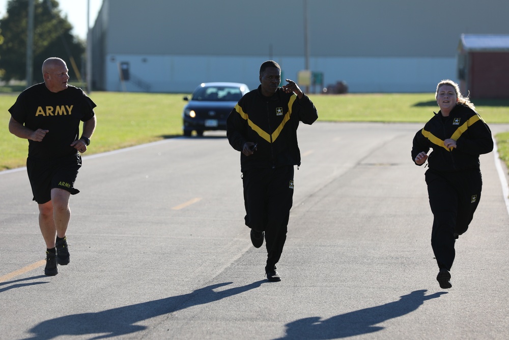 Ohio National Guard Soldiers conduct Army Combat Fitness Test prior to deployment