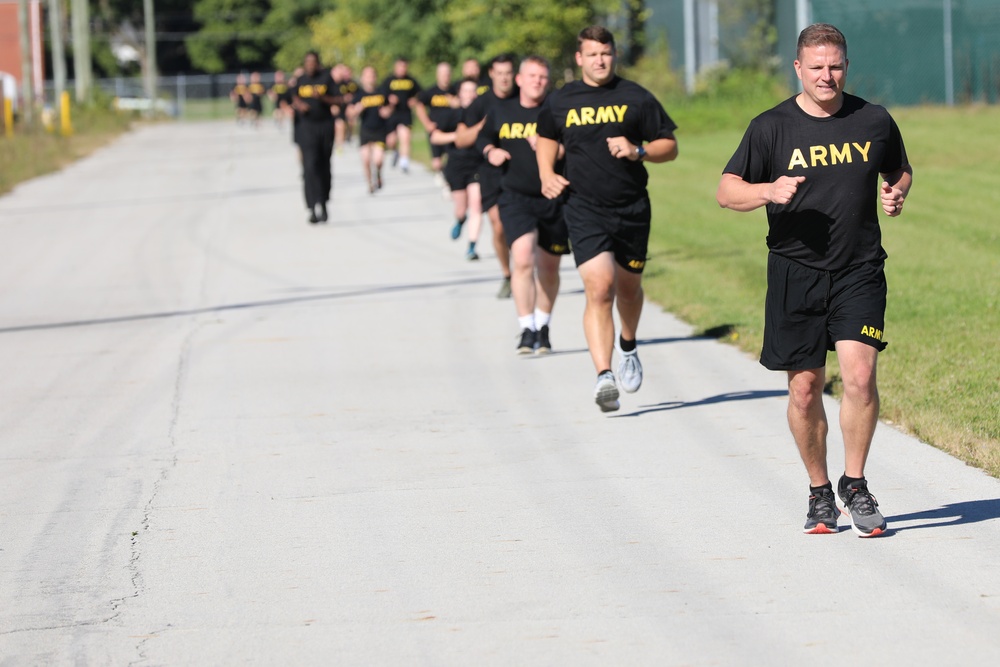 Ohio National Guard Soldiers conduct Army Combat Fitness Test prior to deployment