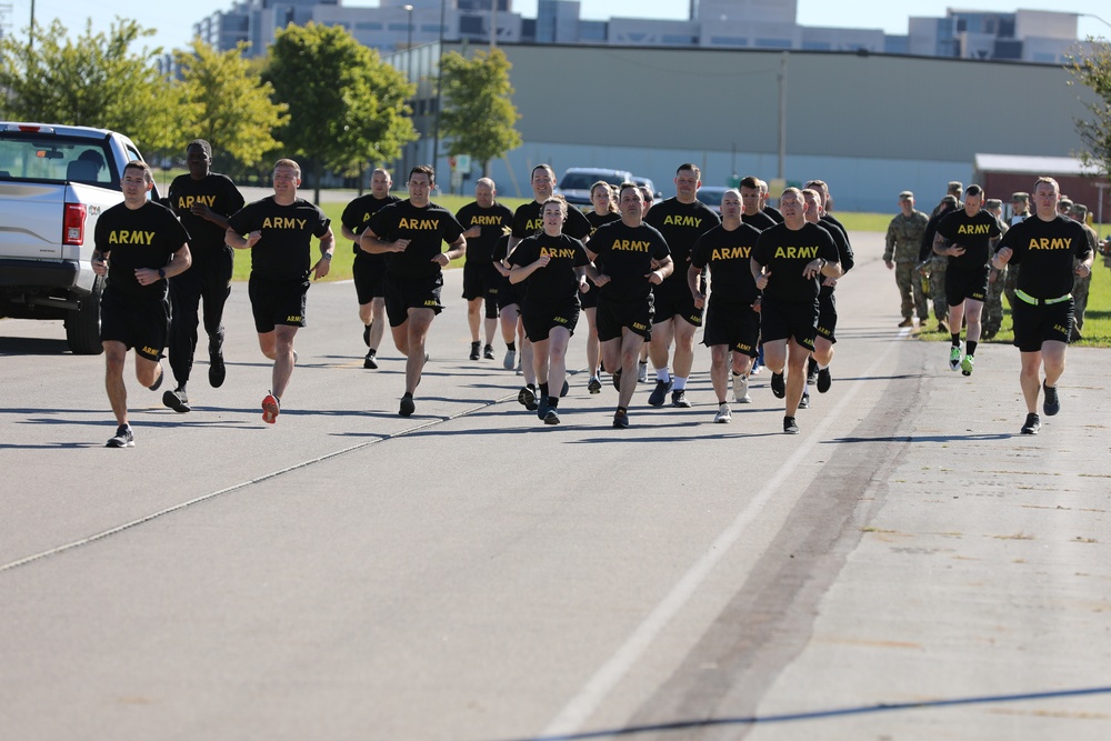 Ohio National Guard Soldiers conduct Army Combat Fitness Test prior to deployment