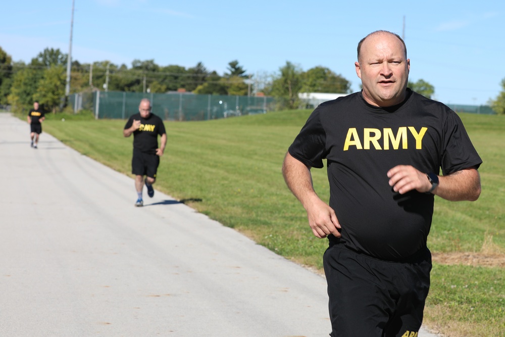 Ohio National Guard Soldiers conduct Army Combat Fitness Test prior to deployment