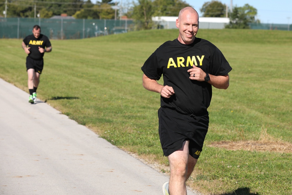 Ohio National Guard Soldiers conduct Army Combat Fitness Test prior to deployment