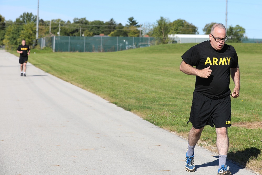 Ohio National Guard Soldiers conduct Army Combat Fitness Test prior to deployment