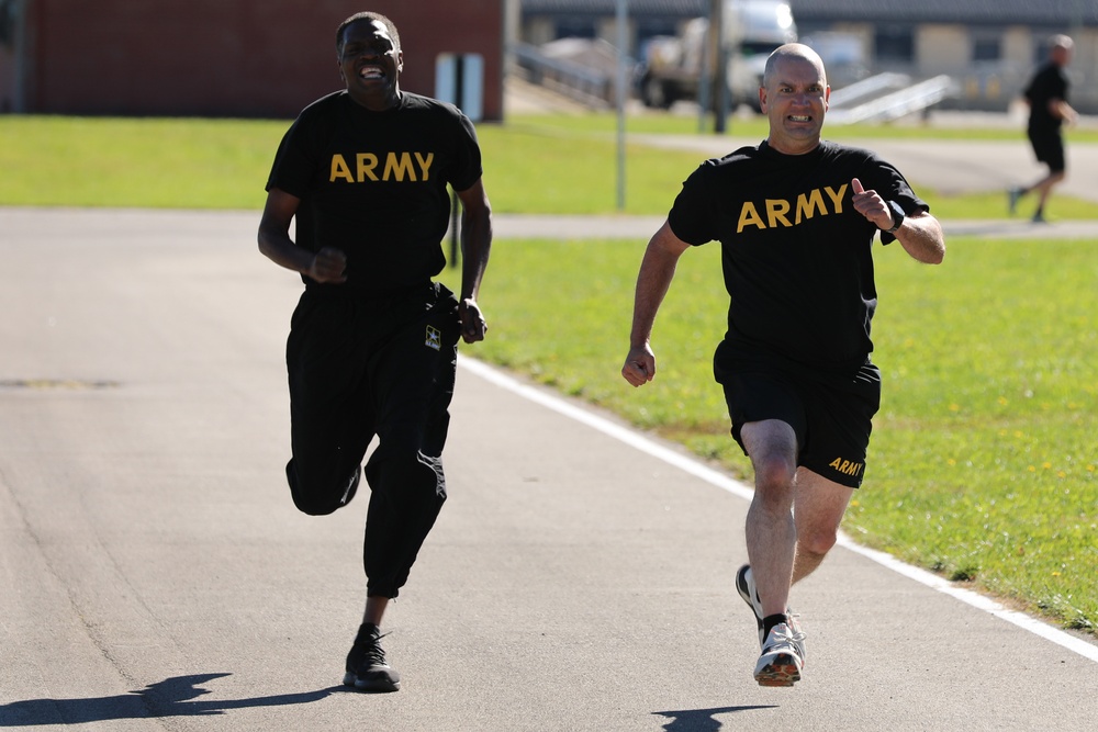 Ohio National Guard Soldiers conduct Army Combat Fitness Test prior to deployment