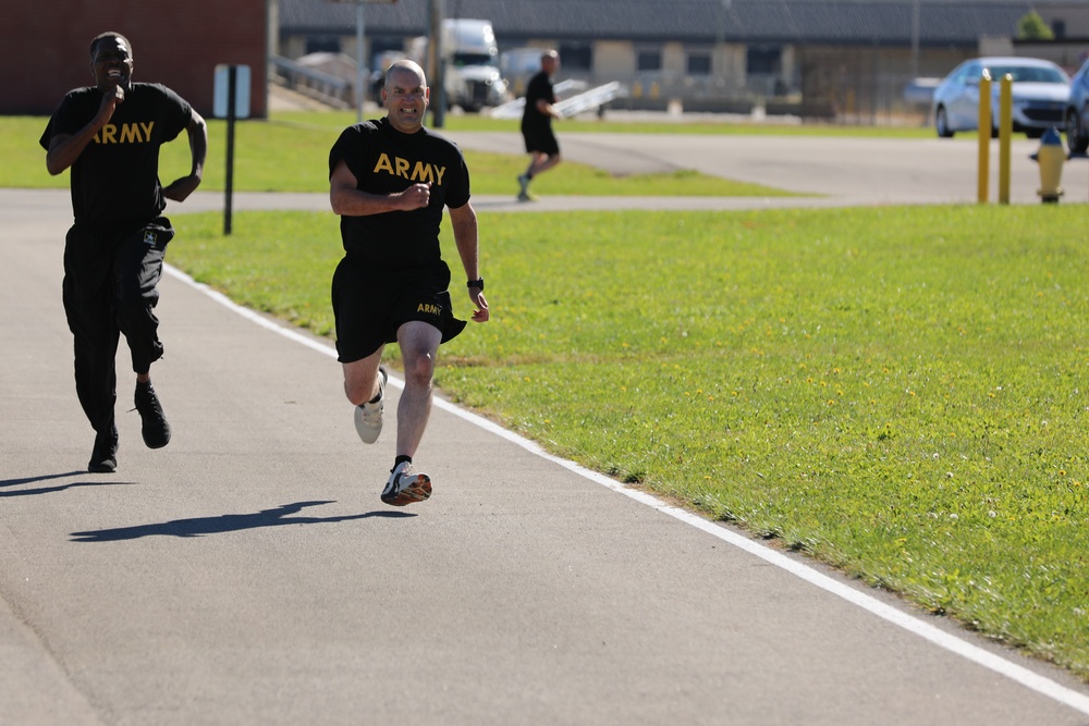 Ohio National Guard Soldiers conduct Army Combat Fitness Test prior to deployment