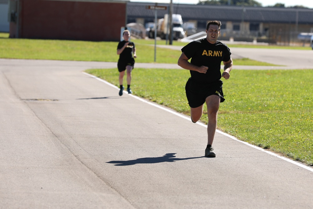 Ohio National Guard Soldiers conduct Army Combat Fitness Test prior to deployment