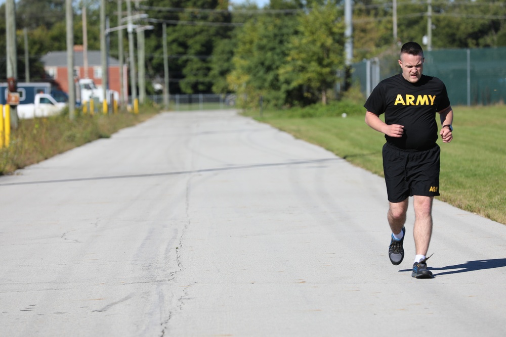 Ohio National Guard Soldiers conduct Army Combat Fitness Test prior to deployment