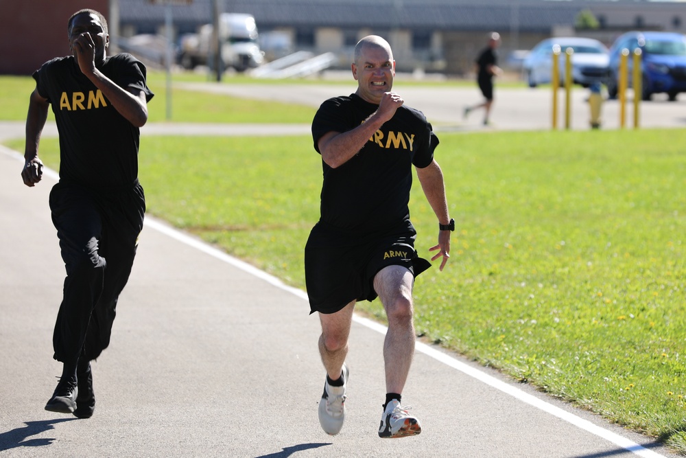 Ohio National Guard Soldiers conduct Army Combat Fitness Test prior to deployment