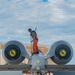 A-10 Demonstration Team washes an A-10