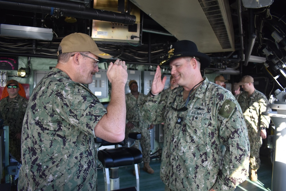 USS Billings Changes Crews Following Successful Deployment