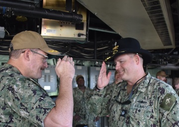 USS Billings Changes Crews Following Successful Deployment
