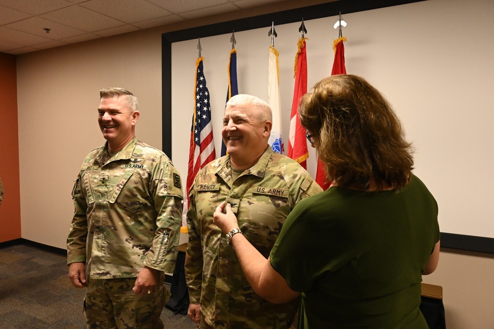 263rd Army Air and Missile Defense Command promotes Manucy