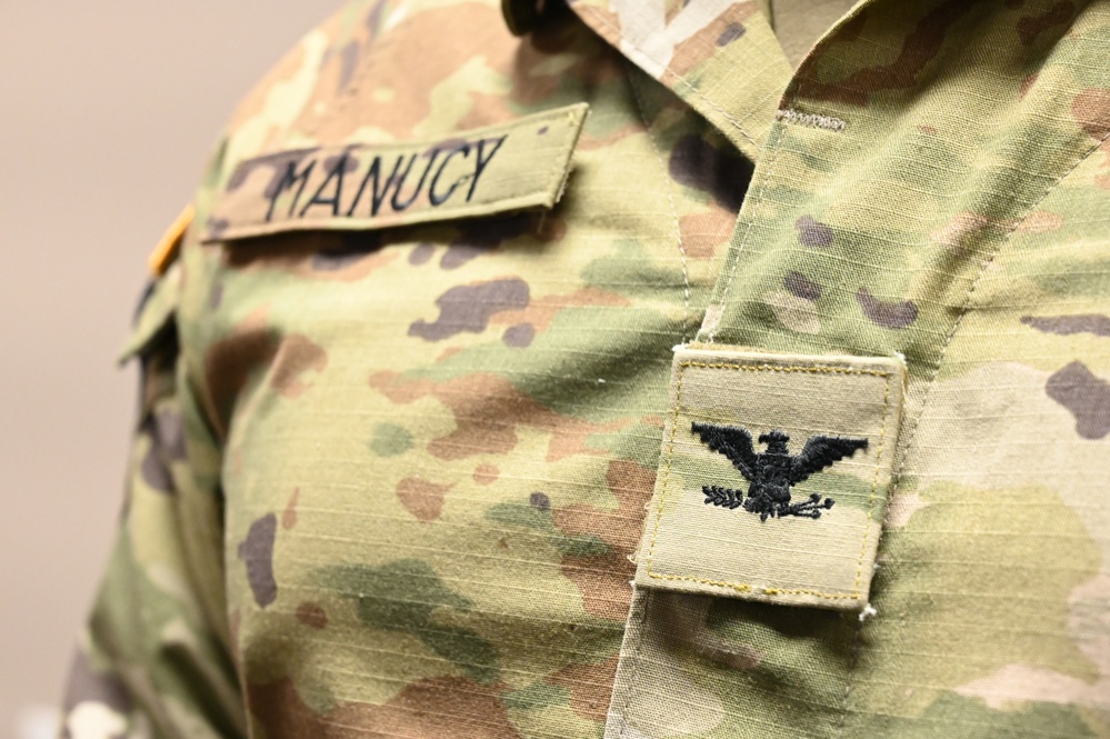 263rd Army Air and Missile Defense Command promotes Manucy