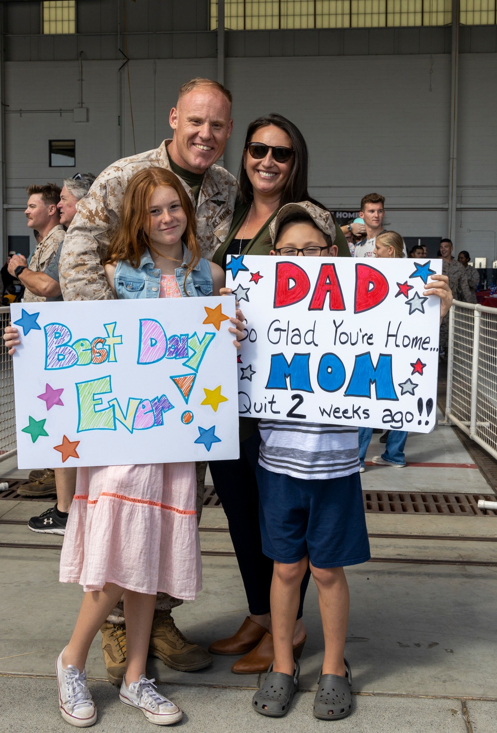 Marine Medium Tiltrotor Squadron 163 Returns from Deployment