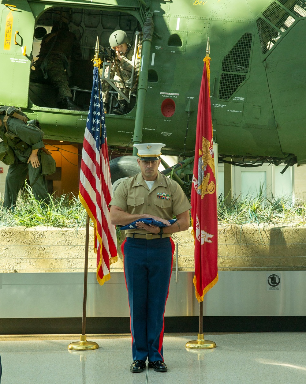 Chief Warrant Officer 3 Denato Retires at National Museum of the Marine Corps