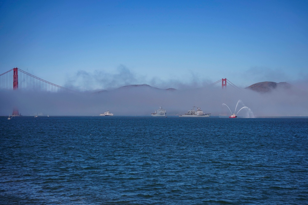 Parade of Ships - San Francisco Fleet Week 2022