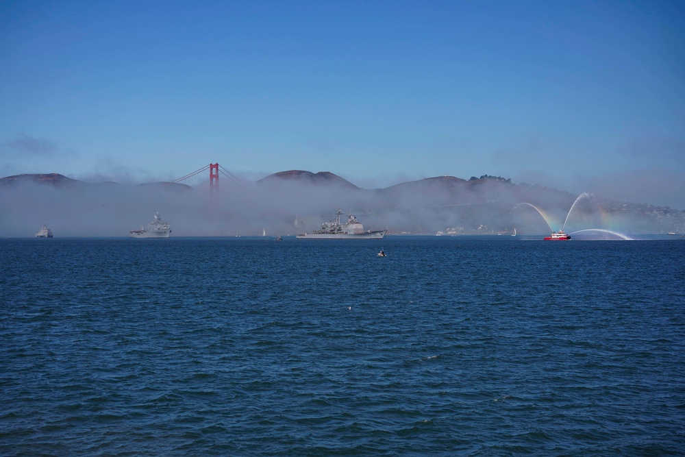 Parade of Ships - San Francisco Fleet Week 2022