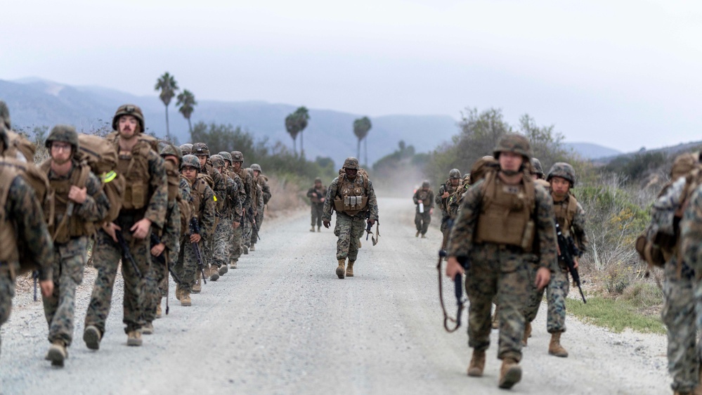 9th Communication Battalion Charlie Company Hike