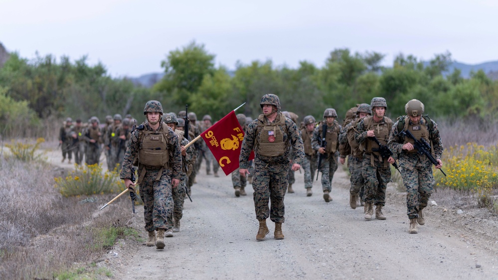 9th Communication Battalion Charlie Company Hike