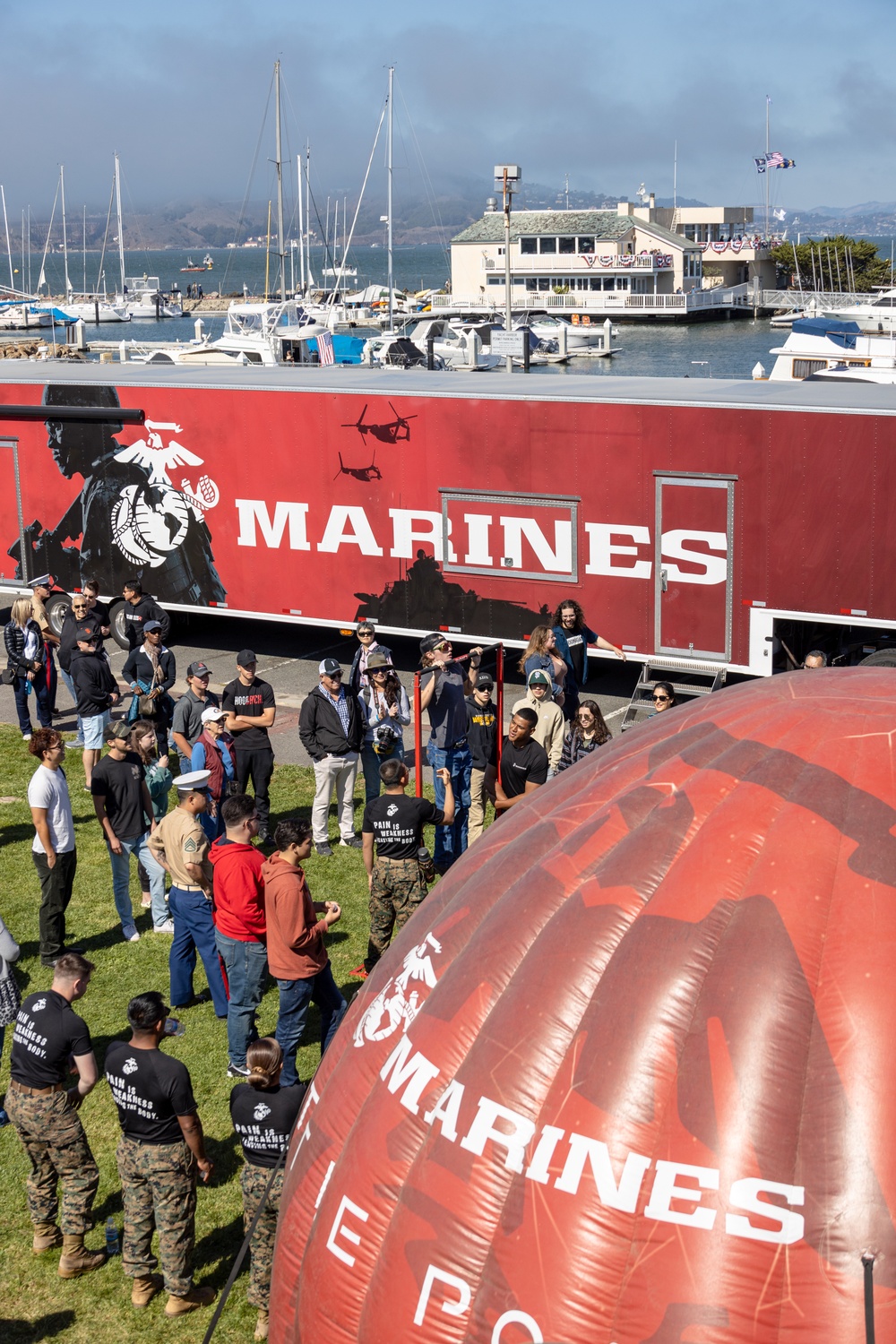 SF Fleet Week: Marines, Sailors participate in HAV + STEM education center