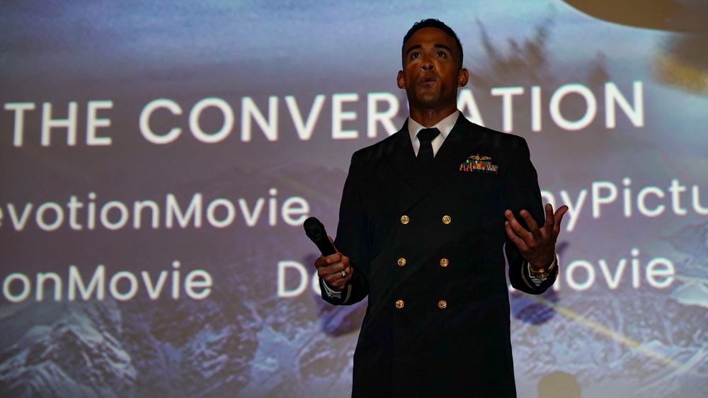 Sailor Introduces Film Director During SFFW Screening