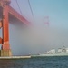 Ships Sails Past Golden Gate Bridge During SFFW