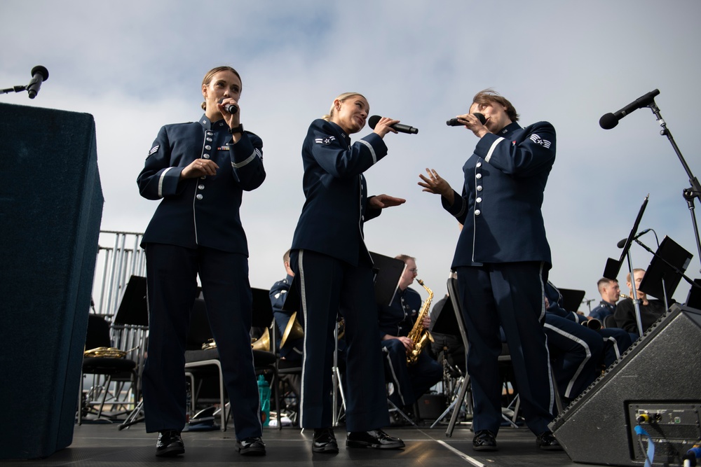 Band of the Golden West performs at the Presidio Tunnel Tops