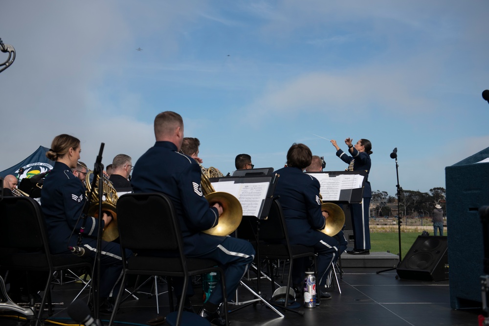 Band of the Golden West performs at the Presidio Tunnel Tops