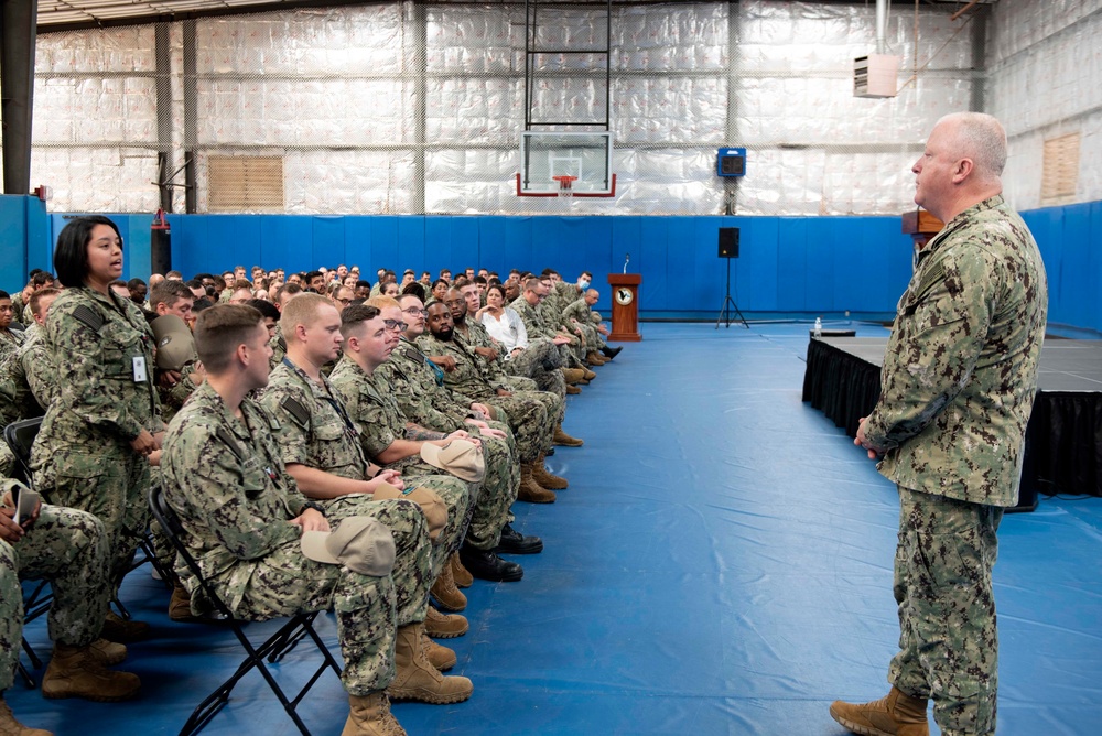 Master Chief Petty Officer of the Navy James Honea Visits San Diego