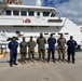 Coast Guard, Navy, and Marine Corps members visit USCGC Joseph Gerczak (WPC 1126)