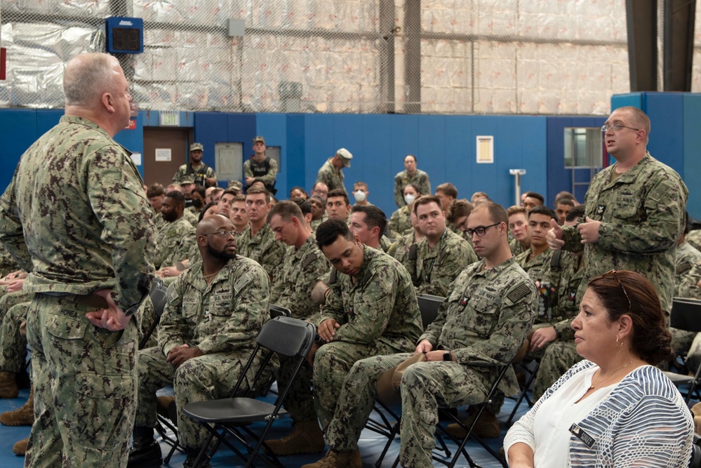 Master Chief Petty Officer of the Navy James Honea Visits San Diego