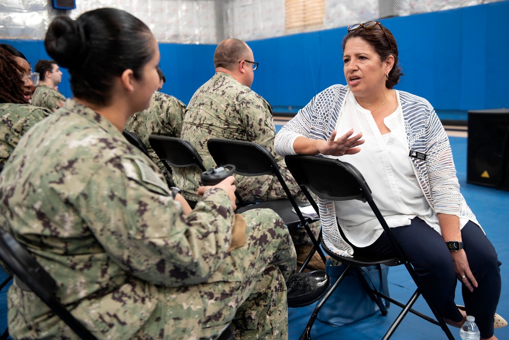 Master Chief Petty Officer of the Navy James Honea Visits San Diego