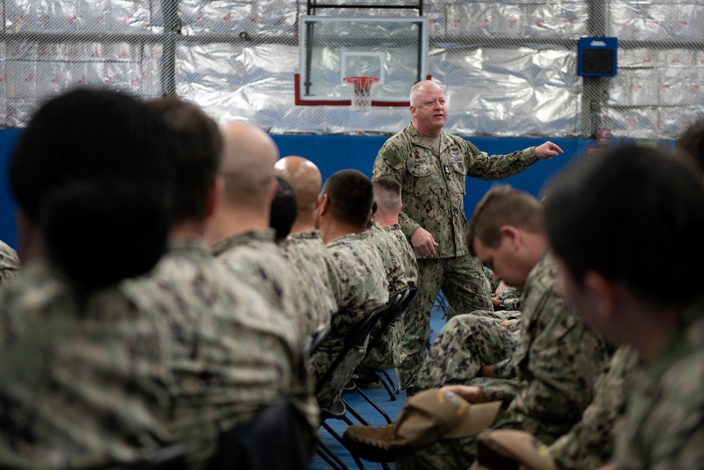 Master Chief Petty Officer of the Navy James Honea Visits San Diego