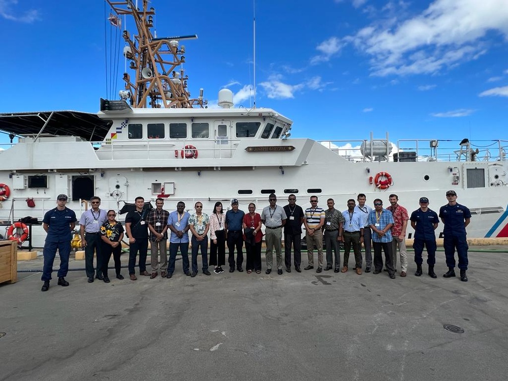 Asia-Pacific Center for Security Studies Fellows visit U.S. Coast Guard Cutter Joseph Gerczak