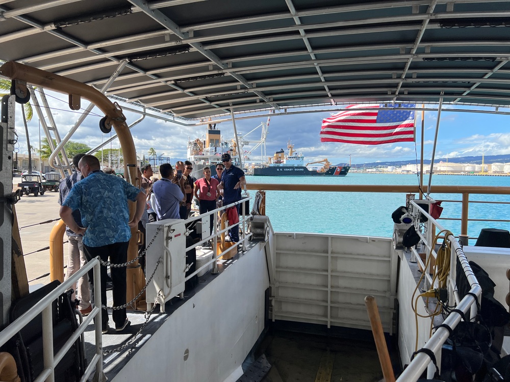 Asia-Pacific Center for Security Studies Fellows visit U.S. Coast Guard Cutter Joseph Gerczak
