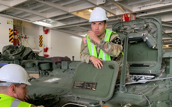 Strykers come to Korea!