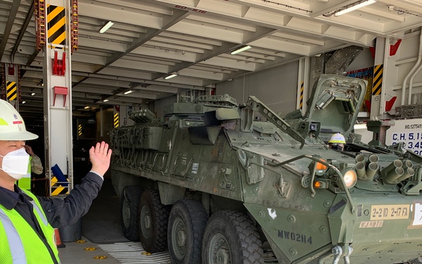Strykers come to Korea!