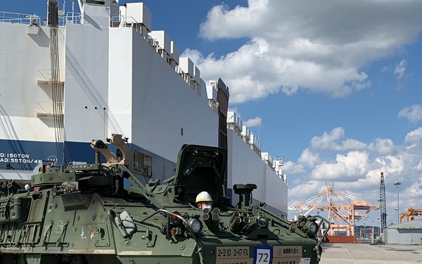 Strykers come to Korea!