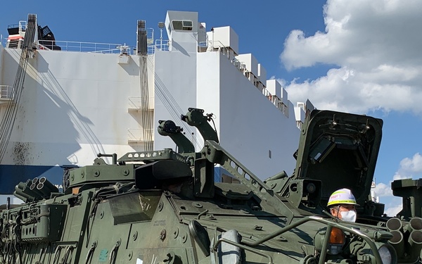 Strykers come to Korea!