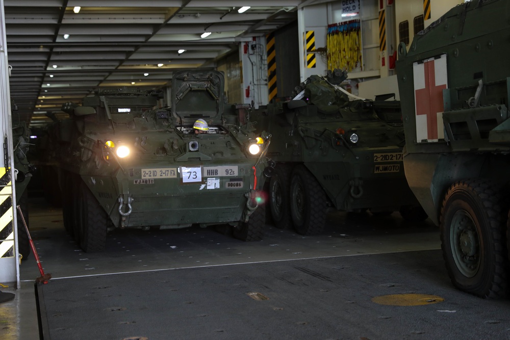 2nd Stryker Brigade Combat Team, 2nd Infantry Division, begins Korea Rotation