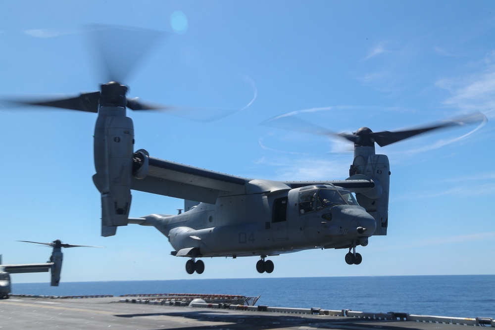 USS Tripoli Flight Operations