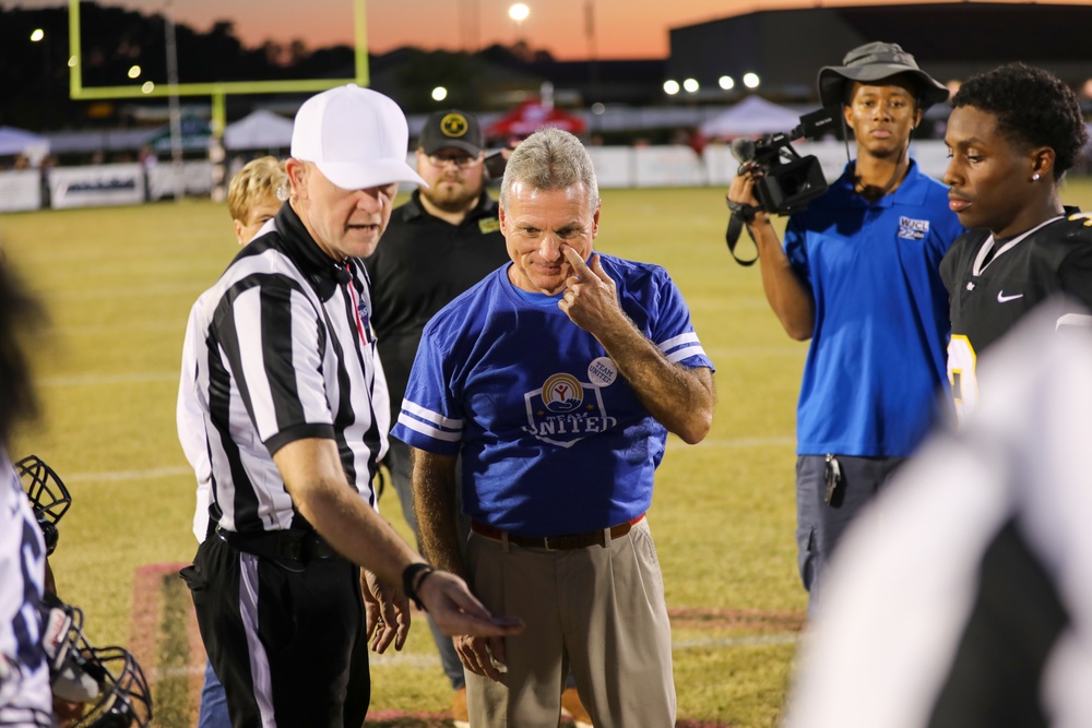 Marne Division attends Richmond Hill High School Military Appreciation Game