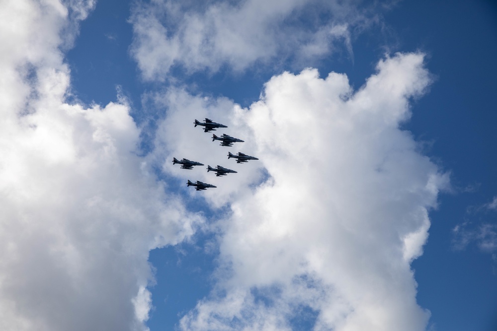 Harriers Depart USS Kearsarge