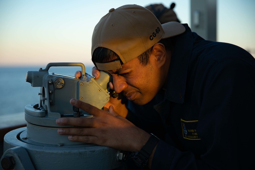 USS Normandy Deploys with the Gerald R. Ford Carrier Strike Group