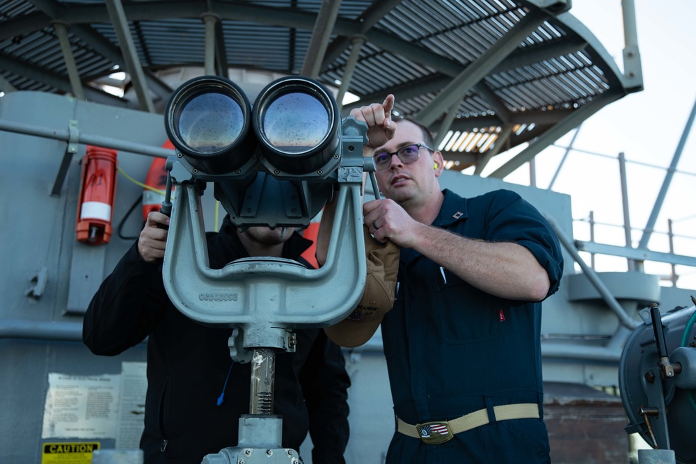 USS Normandy Deploys with the Gerald R. Ford Carrier Strike Group