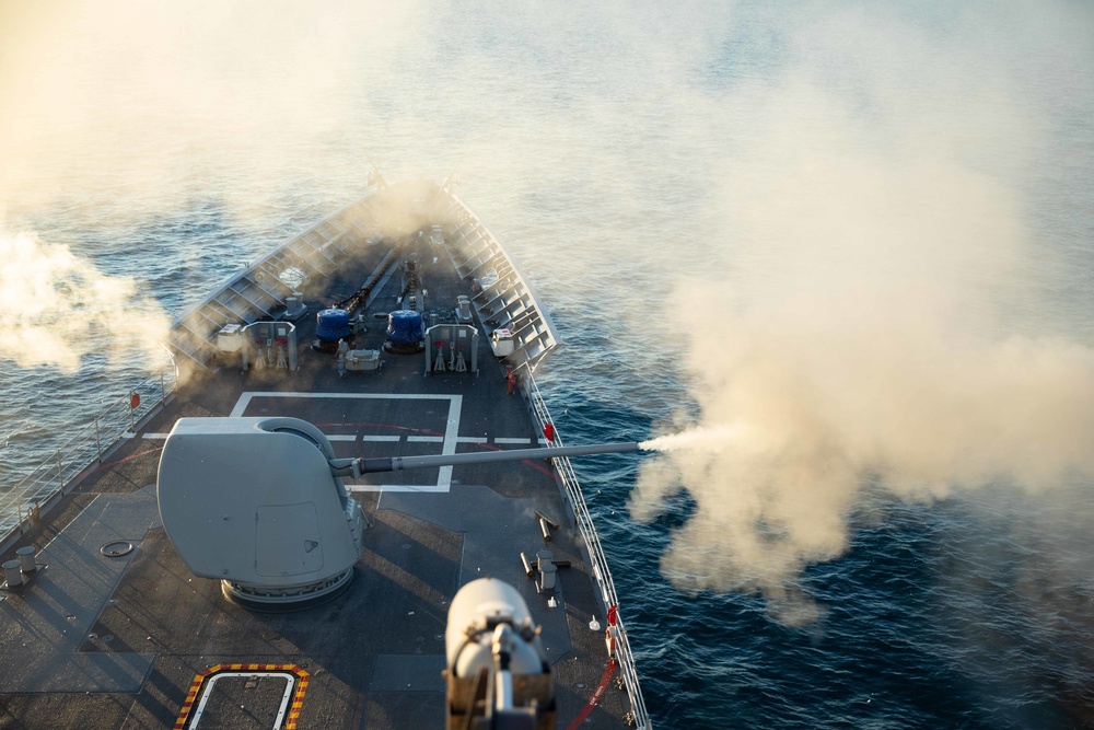 USS Normandy Deploys with the Gerald R. Ford Carrier Strike Group