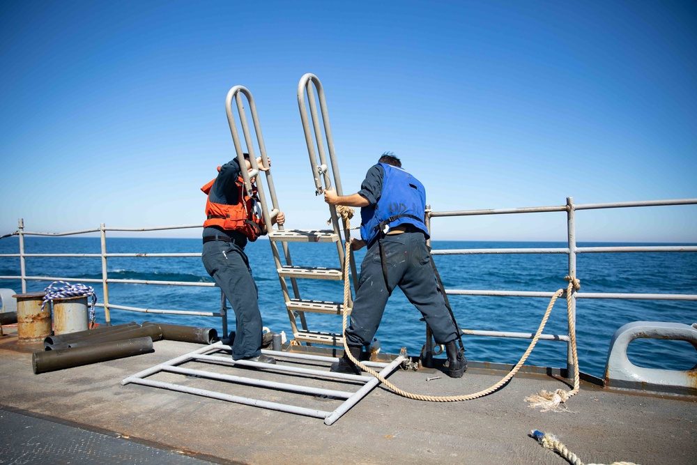 USS Normandy Deploys with the Gerald R. Ford Carrier Strike Group